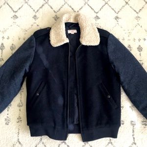 Jcrew Wallace & Barnes Wool Bomber Jacket sz small